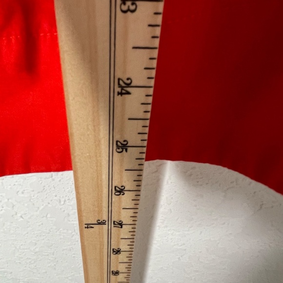 Free People NWT Balloon Sleeve Open Back Tie Front Top Size XS Red Orange - Picture 7 of 16